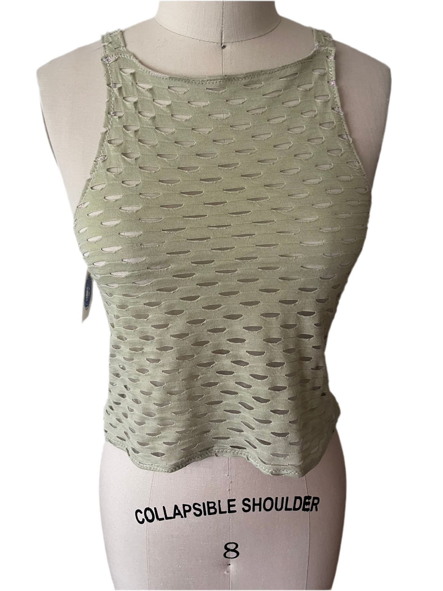 RTS Jill Tank Sz S (green mesh)