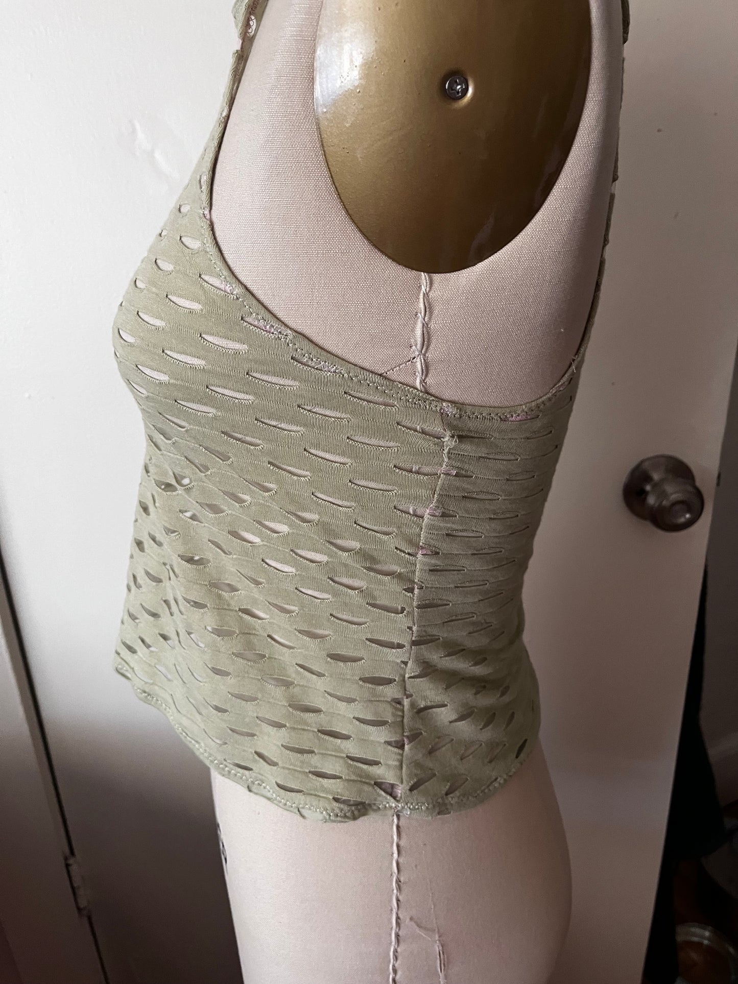 RTS Jill Tank Sz S (green mesh)