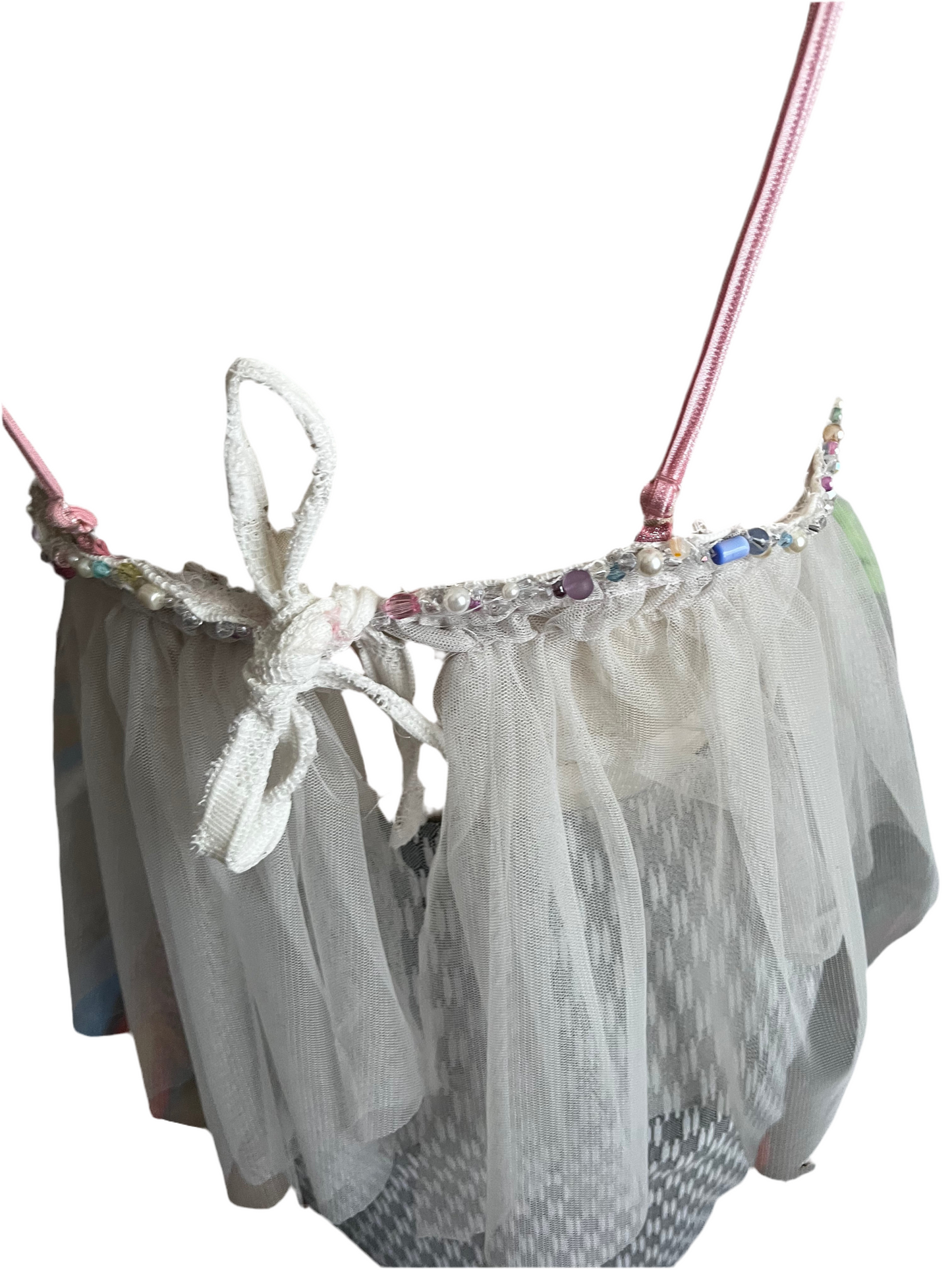 RTS Babydoll Top (hand beaded) sz s/m