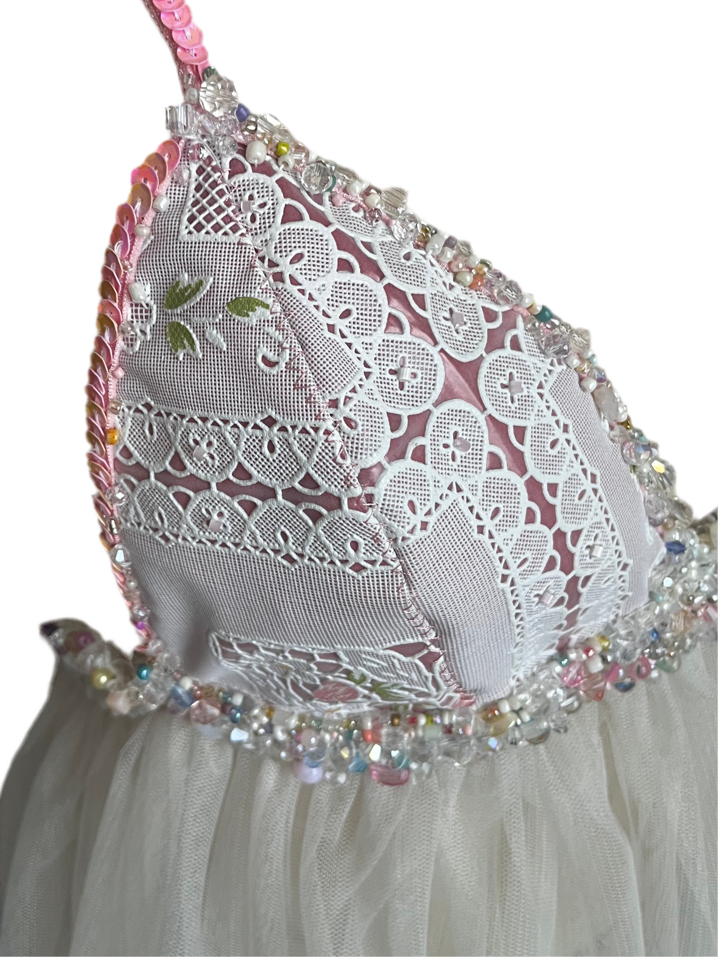 RTS Babydoll Top (hand beaded) sz s/m