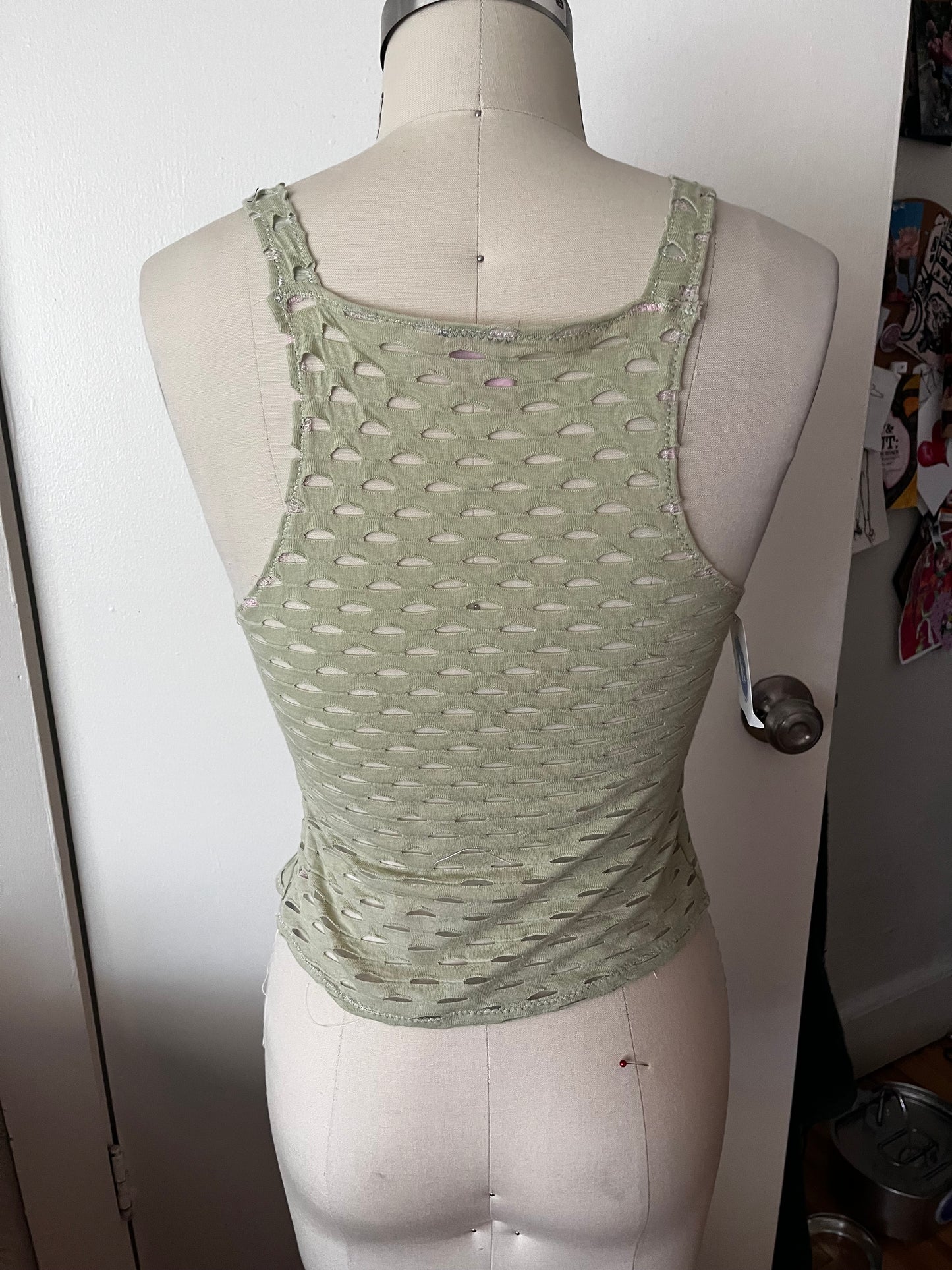 RTS Jill Tank Sz S (green mesh)