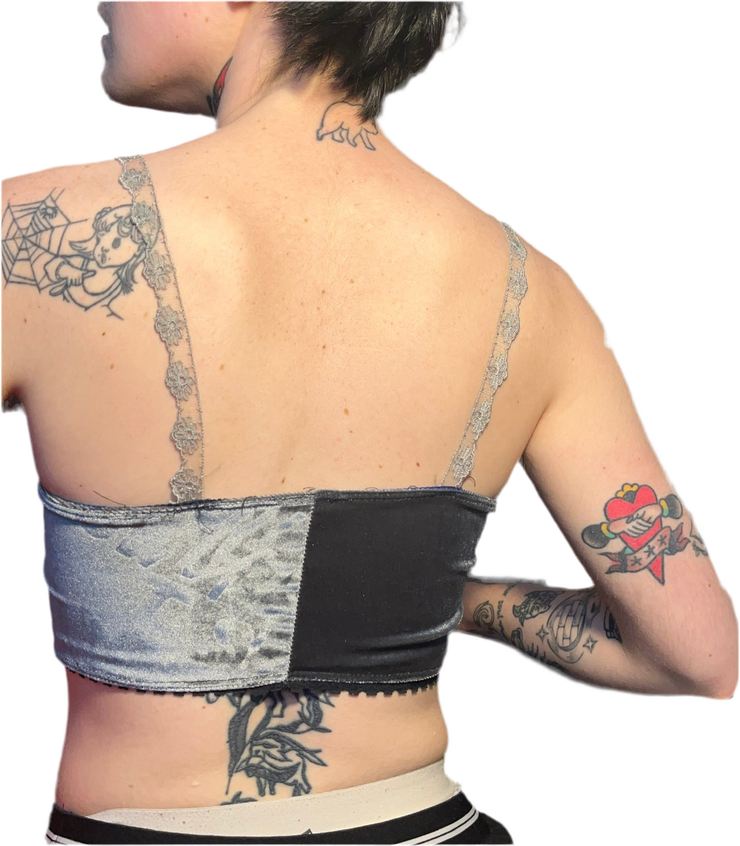 RTS WAS I TOO REAL cropped tank (xs)