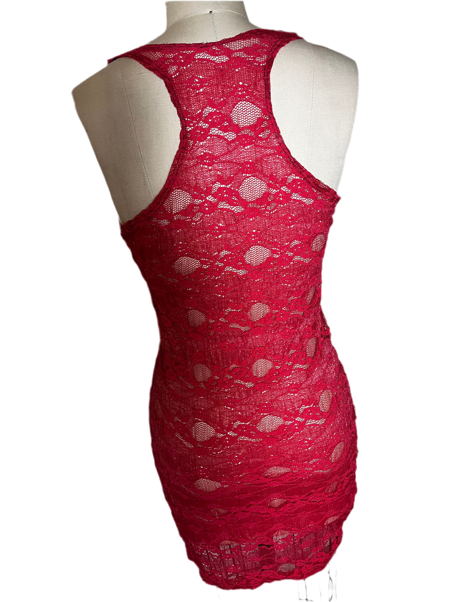 RTS Tina Dress (pink lace) Sz. S/M