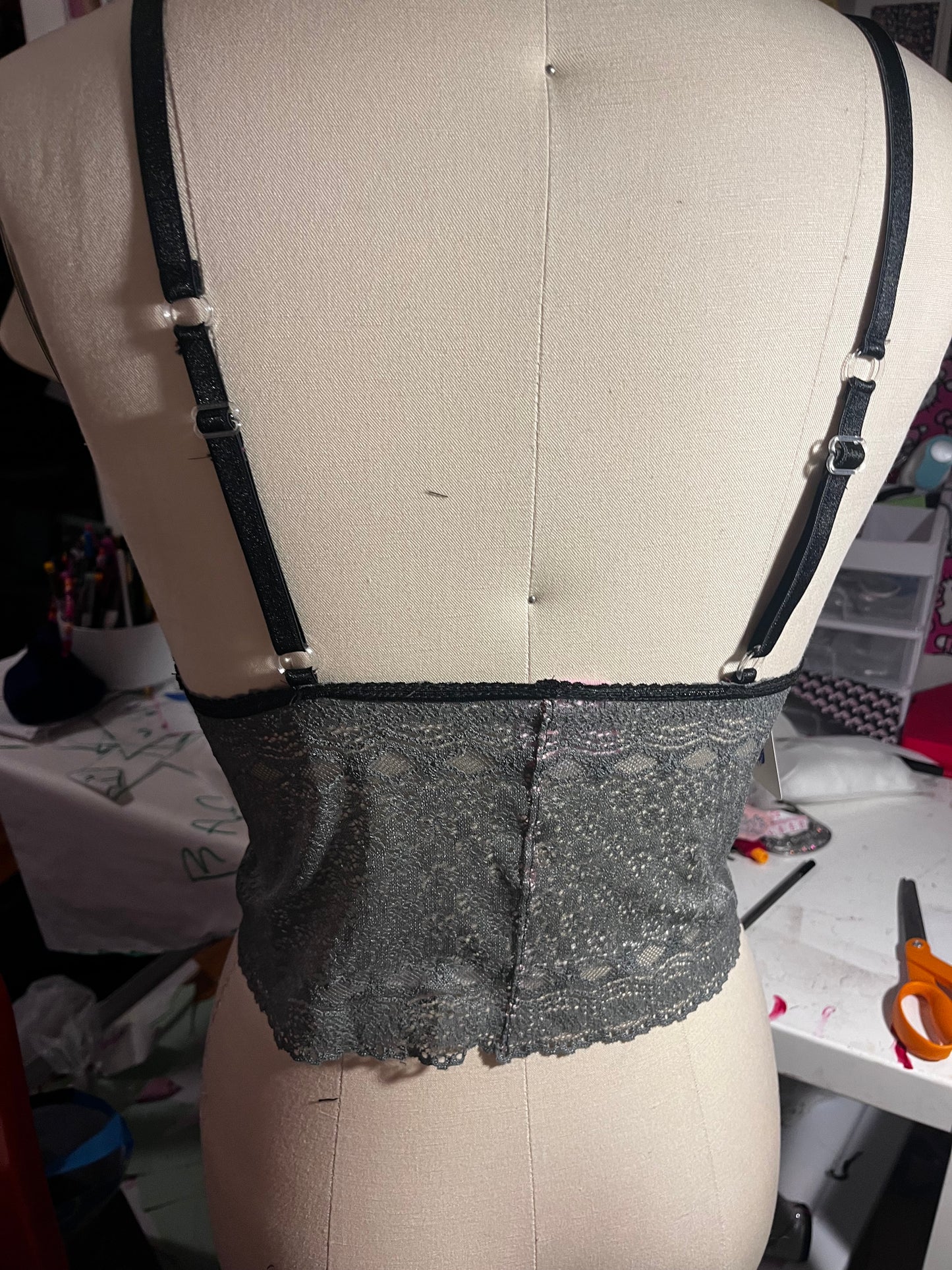 RTS Celeste Top (teal and gray) (Sz s/m)