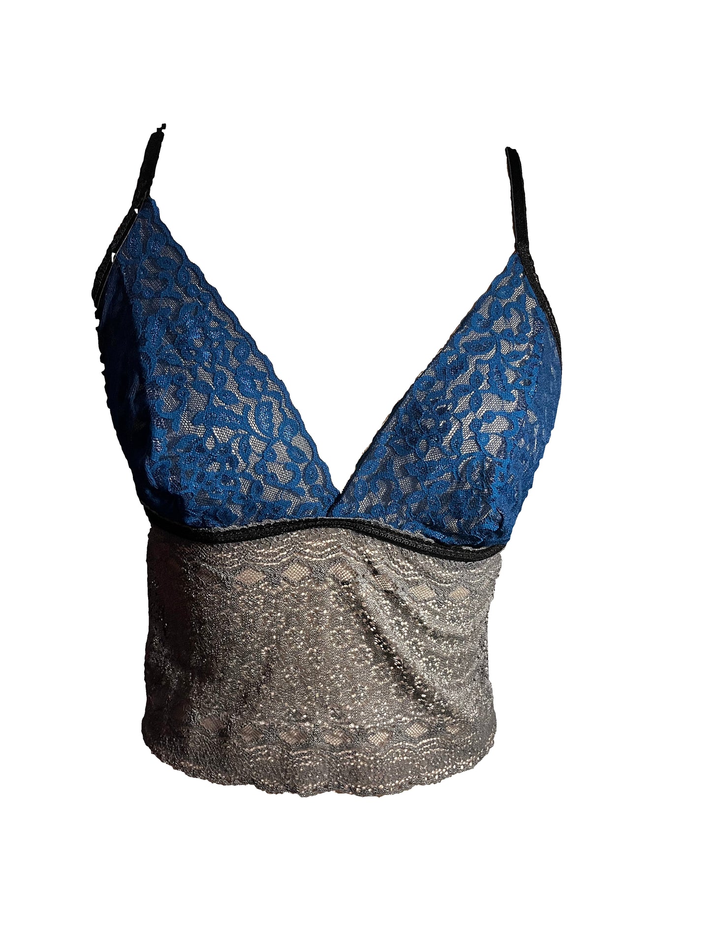 RTS Celeste Top (teal and gray) (Sz s/m)