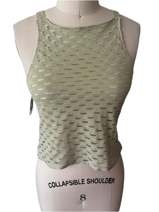 RTS Jill Tank Sz S (green mesh)