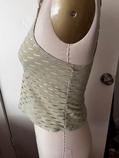 RTS Jill Tank Sz S (green mesh)