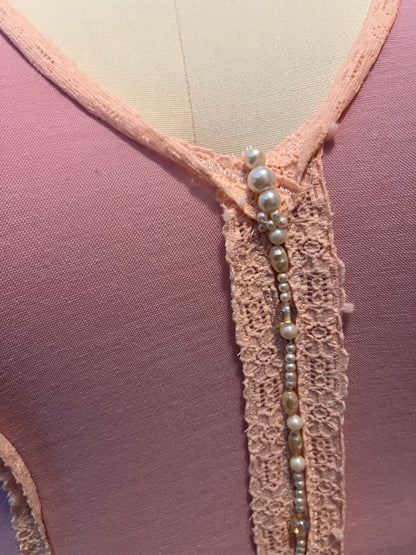 RTS Beaded Buttercup Halter Top (1X)