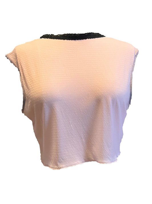 RTS Lily Top (M/L) (Sheer Pink)
