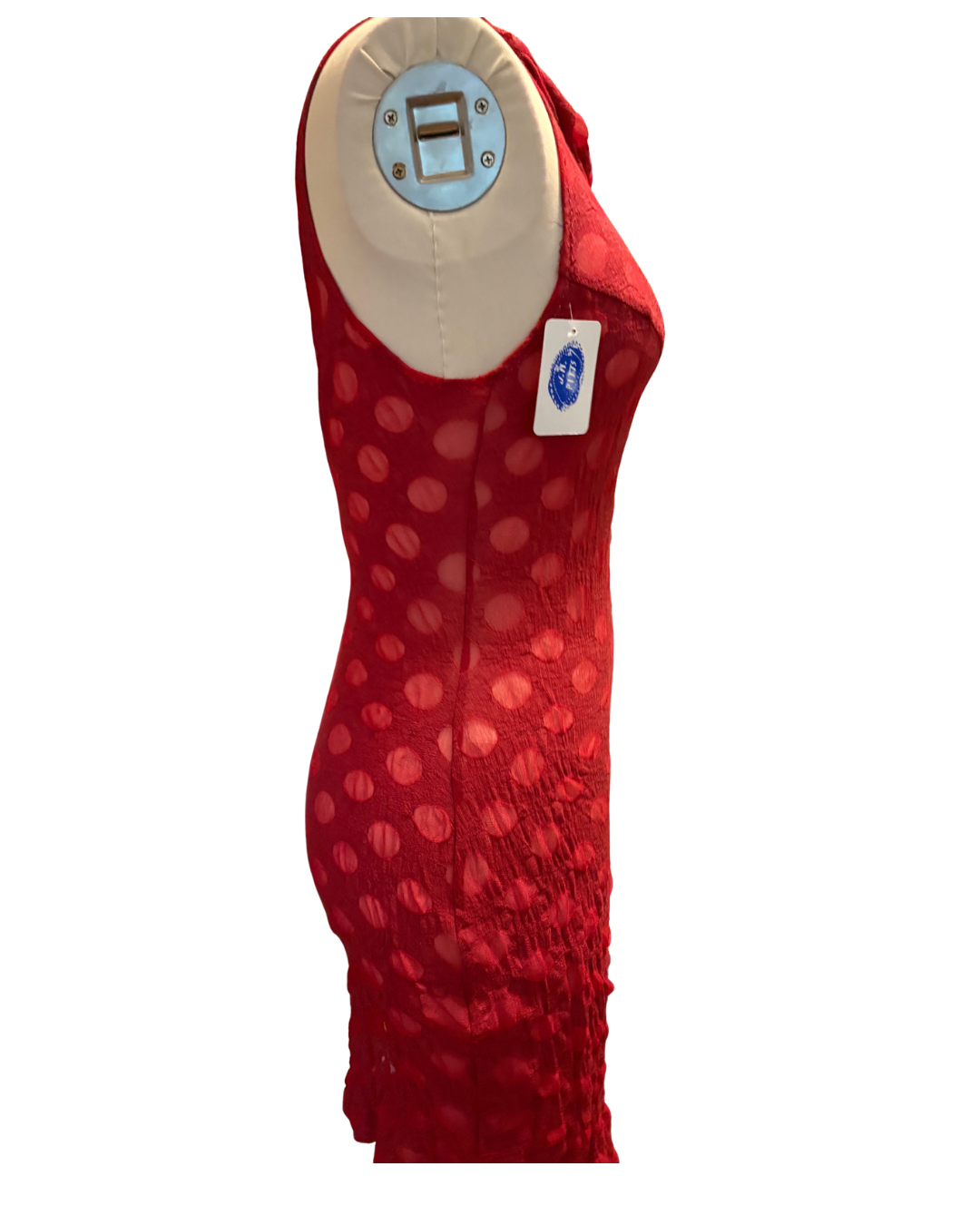 RTS Apricot Jam Dress, Red Polka Dot, Sz L