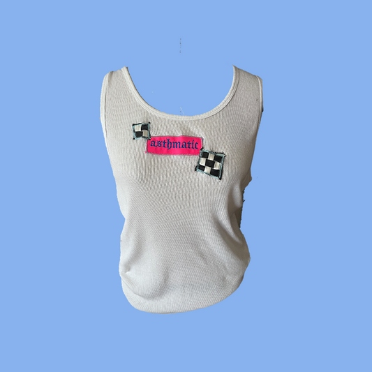 ASTHMATIC RE WORKED TANK TOP